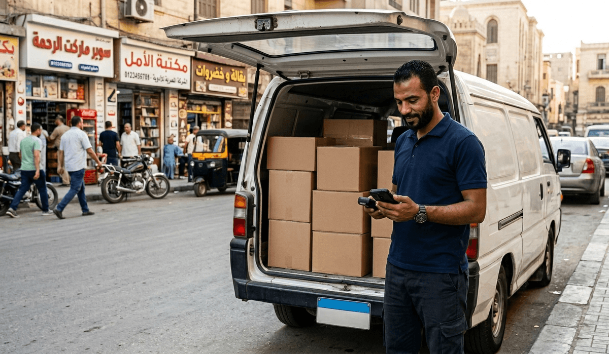 موزع البضائع